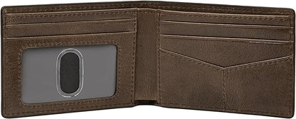Fossil Men's Leather Slim Minimalist Bifold Front Pocket Wallet for Men