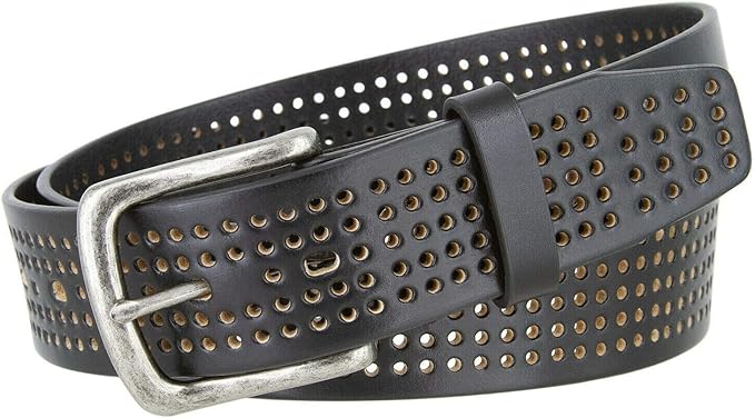 Western Floral Engraved Embossed Tooled Genuine Leather Belt Strap or Belt 1-1/2"(38mm) Wide, Multi-Style Options