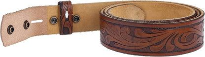 Gelante Genuine Full Grain Leather Belt Strap without Belt Buckle