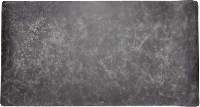 Venito Premium Leather Desk Pad Mat (31.5 X 14.6 inch) - Medium Desk Mat for Keyboard and Mouse Home Office Accessories (Faded Gray)*