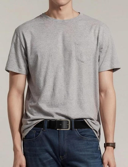 Mens Dress Belt,Genuine Casual Leather Belts for Men 1.5" Width