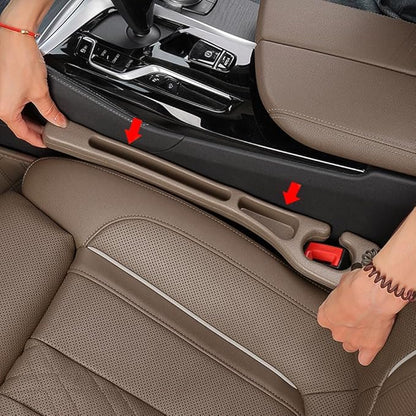 YLXGT Car Seat Gap Filler Organizer Universal for Car SUV Truck Accessories Seat Gap Plug Blocker with Storage Slot Brown 2 Pack