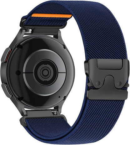 Elastic Nylon Band for Garmin Venu 3 4 2/Forerunner 965 265,22mm Quick Release Stretchy Sport Fabric Parachute Buckle Watch Band for Samsung Galaxy 3 45mm/Watch 46mm/Gear S3 Frontier/Classic Strap
