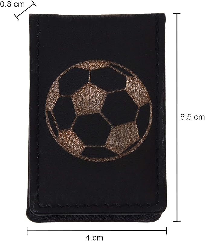 LB LEATHERBOSS Men's New Leather Strong Magnetic Money Clip