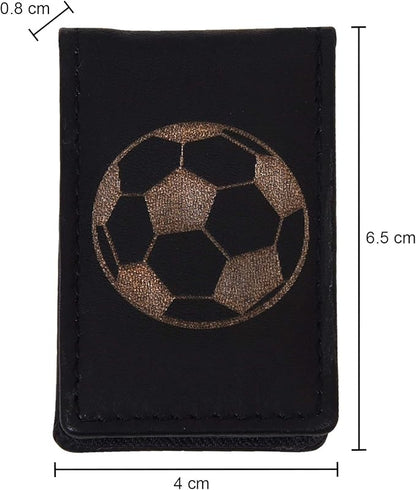 LB LEATHERBOSS Men's New Leather Strong Magnetic Money Clip