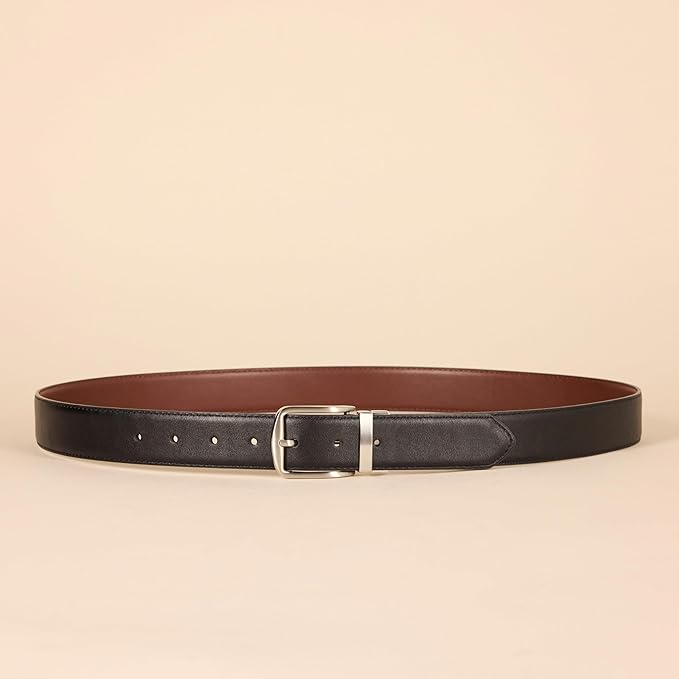 Amazon Essentials Men's Reversible Dress Belt