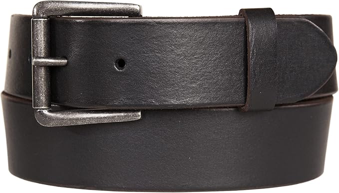 Lucky Brand Men's Jeans Leather Belt| Classic| Casual| Dress| Everyday| American Heritage| Genuine Leather| Metal Buckle