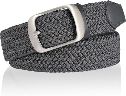 XZQTIVE Braided Belt Stretch Belt for Men and Women Multicolored Woven Golf Belt Elastic Jean Belts