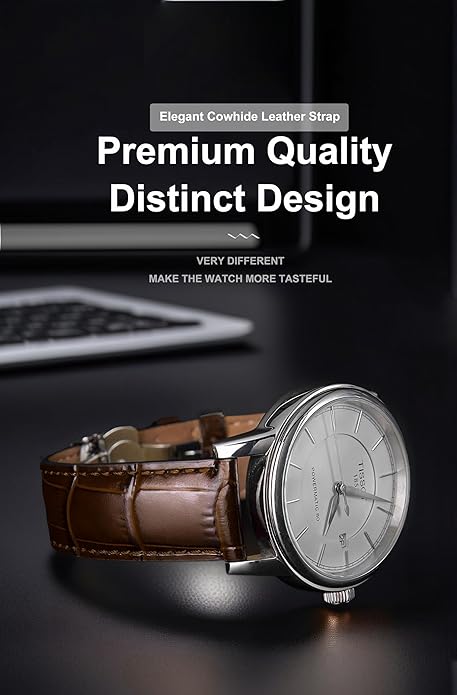 EACHE Croco Design Leather Watch Bands for Men Women,Quick Release Strap with Butterfly Deployment Buckle 18mm 19mm 20mm 21mm 22mm 23mm 24mm