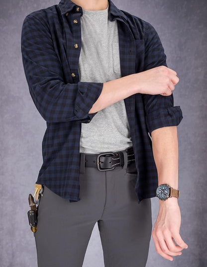 Timberland PRO Men's 40mm Workwear Work Belt Leather Belt