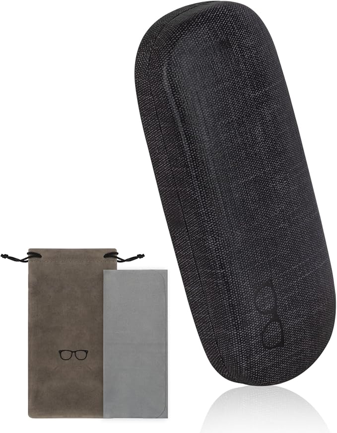 RayLove 3-Pack Hard Shell Eyeglasses Case Large Reading Glasses Hard Case