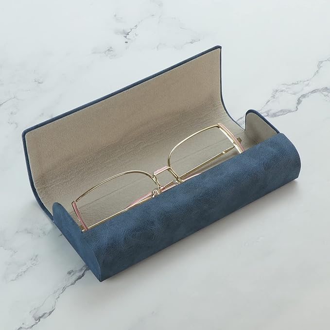 VisionGlobal Hard Shell Eyeglass Case for Eyeglasses and Sunglasses for Men/Women and Kids