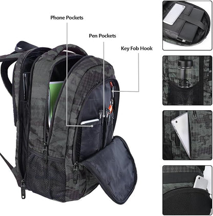 MATEIN 17.3 Inch Computer Backpack, Extra Large TSA Friendly Travel Laptop Backpack, Anti Theft Carry On Flight Approved Business Work College Backpack Bag for Men Women Gift