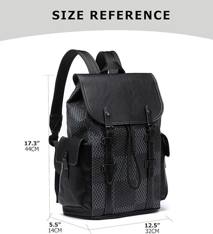 KingTo Laptop Backpack for Men Luxury Anti-Theft Travel Backpack Casual Business Waterproofing Computer Bag (B-Gray)
