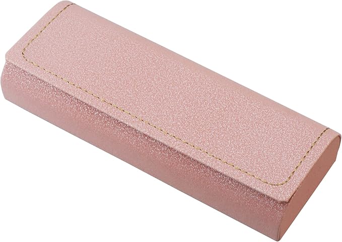 LifeArt Eyeglass Case Hard Shell, Portable Sunglass Case for Women and Men, fashionable PU Leather Eyeglass Case, Lightweight