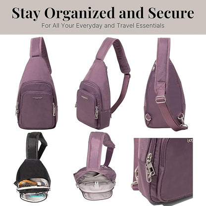 Baggallini womens Securtex Anti-theft Daytripper Sling