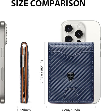 Money Clip Wallet for Men Slim Bifold Credit Card Holder Wallet Minimalist RFID Blocking Front Pocket Wallet