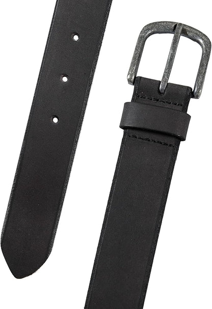 Lucky Brand Men's Jeans Leather Belt| Classic| Casual| Dress| Everyday| American Heritage| Genuine Leather| Metal Buckle