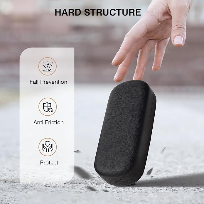 Marvolia Glasses Case Large Hard Shell Eyeglasses Case PU Leather Protective Case for Sunglasses Eyeglasses