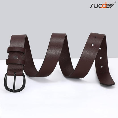 SUOSDEY Womens Casual Leather Belt for Jeans Dress Pants,Fashion Ladies Waist Belt