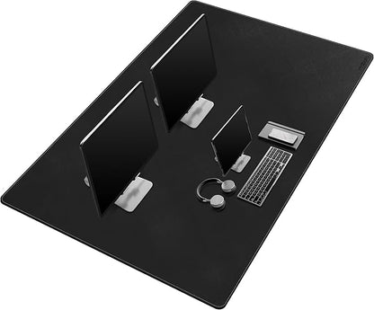Mydours 55"x28" Extra Large Desk Mat - Full Desk Blotter Pad, Desktop Computer Desk Mat, Waterproof Desk Protector Mat, Large Mouse Pad for Desk for Writing, Workspace, Home and Office (Black)