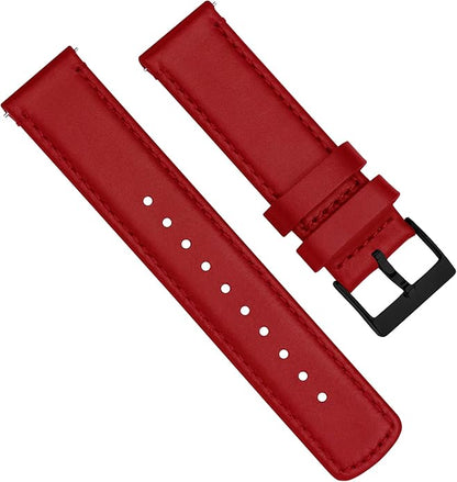 BARTON WATCH BANDS - Top Grain Leather Watch Bands Compatible with Apple Watch Models - 1, 2, 3, 4, 5, 6, 7, 8, 9, 10, SE, Ultra & Ultra 2