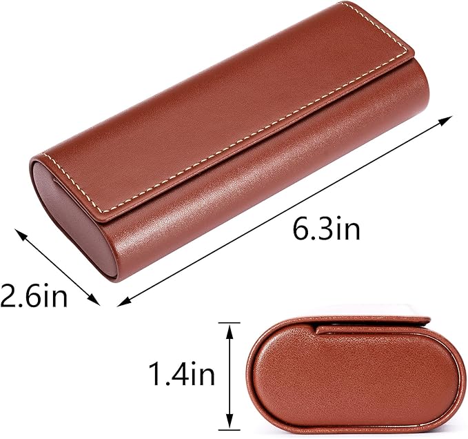 Vemiss Hard Shell Eyeglass Cases, Lightweight Portable Glasses Case for Women Men