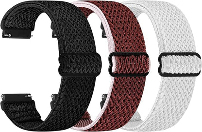 TumpCez Quick Release Watch Band - Choice of Width -18mm 19mm 20mm 22mm 24mm Watch Bands, Solo Loop Adjustable Elastic Nylon Watch Straps Replacement Wristband for Men Women