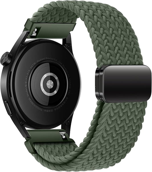 Mazoft Braided Sport Band Compatible with Samsung Galaxy Watch Band 7/FE/6/5/4/3 & Watch 5 Pro & 6/4 Classic &Gear S3/S2, 20mm & 22mm watch band for Samsung Watch 47mm 46mm 45mm 44mm 40mm 43/42/41mm
