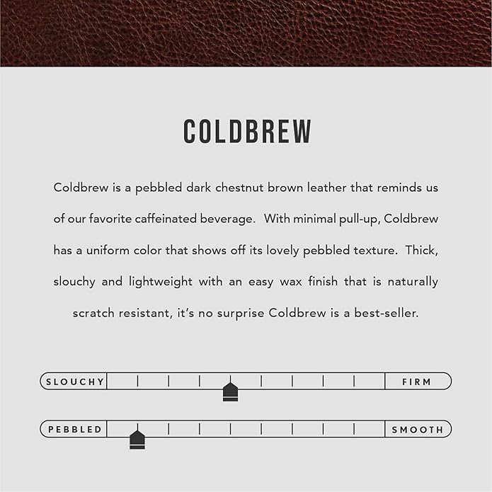 Portland Leather Goods Koala Sling Bag – Leather Sling with Adjustable Strap – Handmade from the Finest Full-Grain Hides