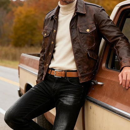 Men's Genuine Leather Dress Belt, 1 3/8" Classic Mens Jeans Pants Belt for Work Business Casual Golf