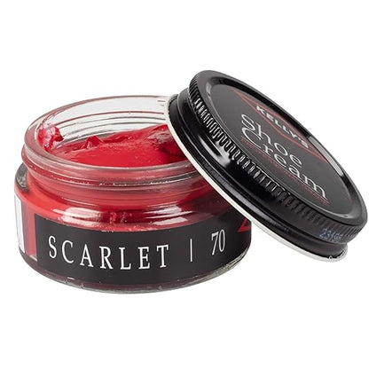 Kelly's Scarlet Shoe Polish 1.5 oz - Professional Leather Shoe Cream