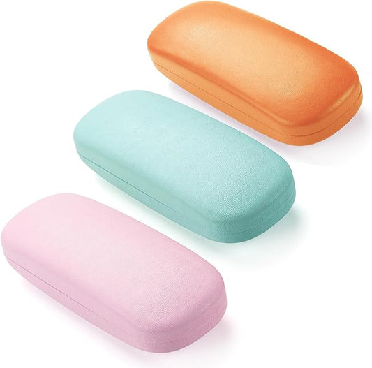 Marvolia Glasses Case Hard Shell - PU Leather Eyeglass Cases Eyeglasses Case for Sunglasses Eye Glasses Cases