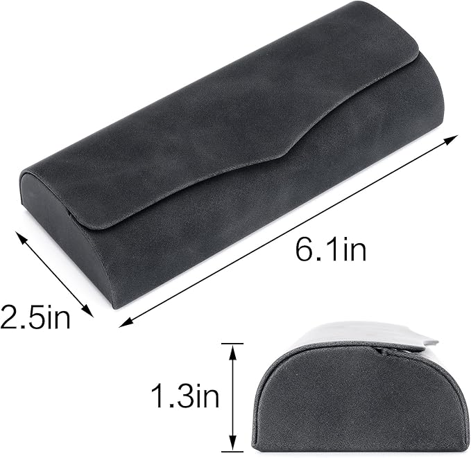 Vemiss Hard Shell Eyeglass Cases, Lightweight Portable Glasses Case for Women Men