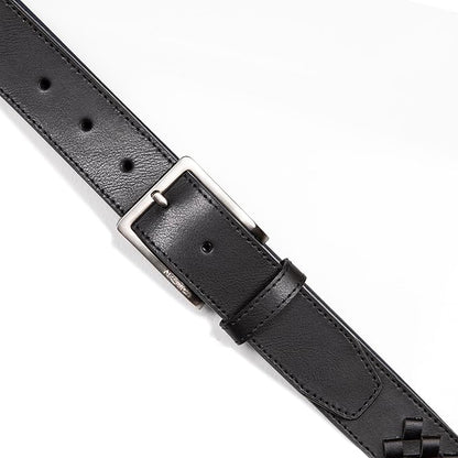 Nautica Men's Dress Leather Belt for Suits and Pants | Classic | Business | Fashion | Adjustable | Metal Buckle