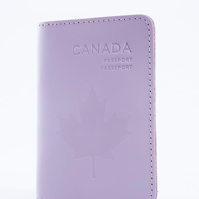 INCARNE Leather Passport Holder for Travel - Passport Case - Passport Wallet for Men - Passport Cover for Women Sleeve Protector - Travel Essentials Vacation Luggage Travel Gifts - Classic Fuchsia