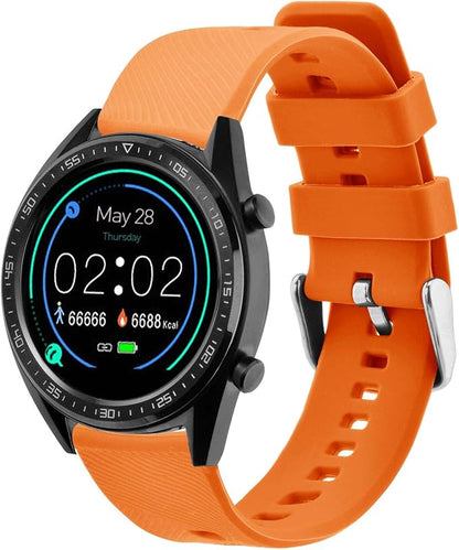 BISONSTRAP Watch Strap 18mm 19mm 20mm 21mm 22mm, Quick Release Silicone Watch Bands for Men Women