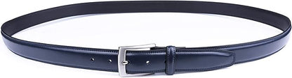 MILORDE Men's Genuine Leather Dress Belt, Handmade, 100% Cow Leather, Fashion & Classic Designs for Work Business and Casual