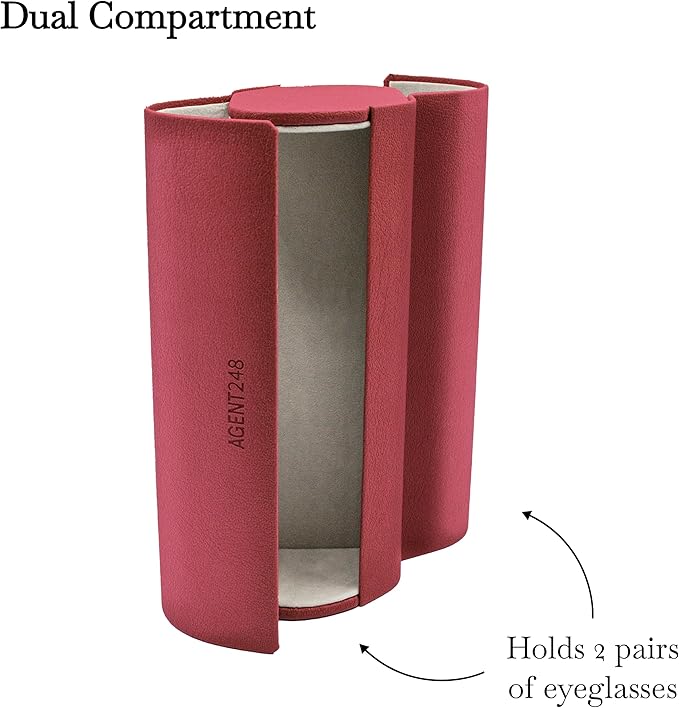 Eyeglass and Sunglass 2-Compartment Travel Case