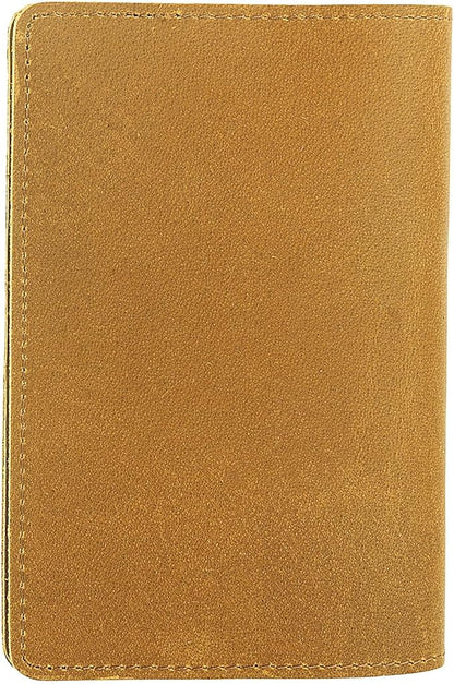 RFID Blocking Passport Holder Travel Wallet (Brown)