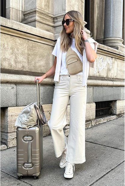 BOSTANTEN Small Sling Bag for Women Leather Crossbody Bags Fanny Pack Chest Bag for Travel