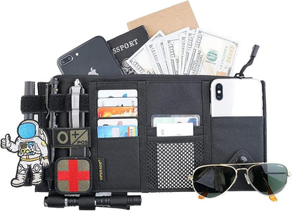 Tactical Car Visor Organizer, MOLLE Storage Pouch by Viperade