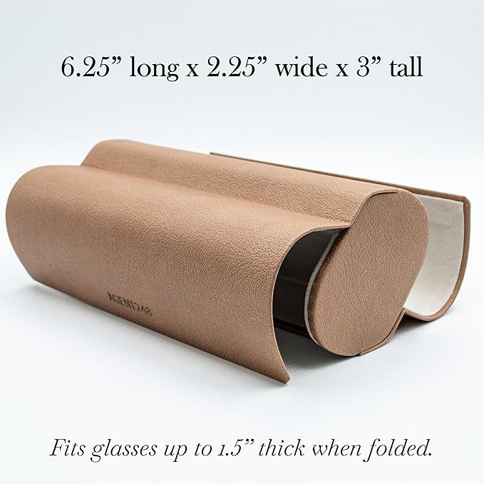 Eyeglass and Sunglass 2-Compartment Travel Case