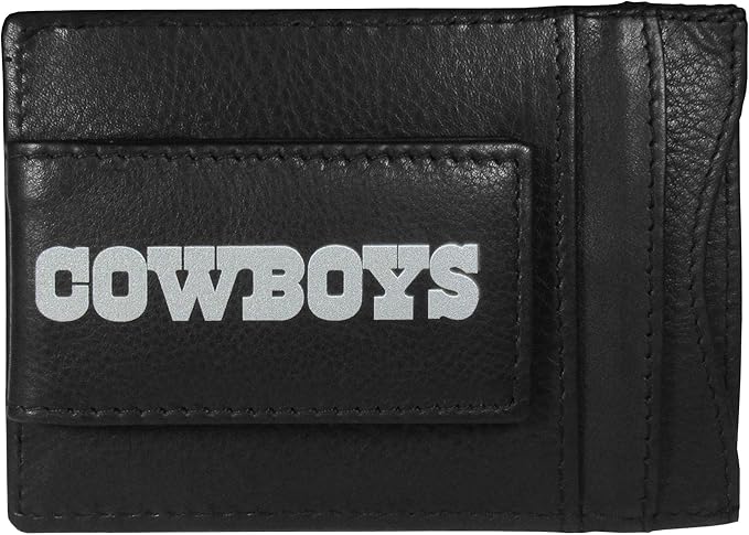 Siskiyou Sports NFL unisex Leather Cash & Cardholder & Money Clip