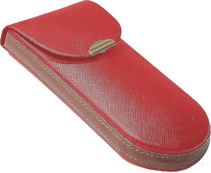 [Amazon.co.jp Limited] Glasses Case, Semi-Hard, Vertical, Compact, Thin, Monocoque, Slim, Portable, Convenient
