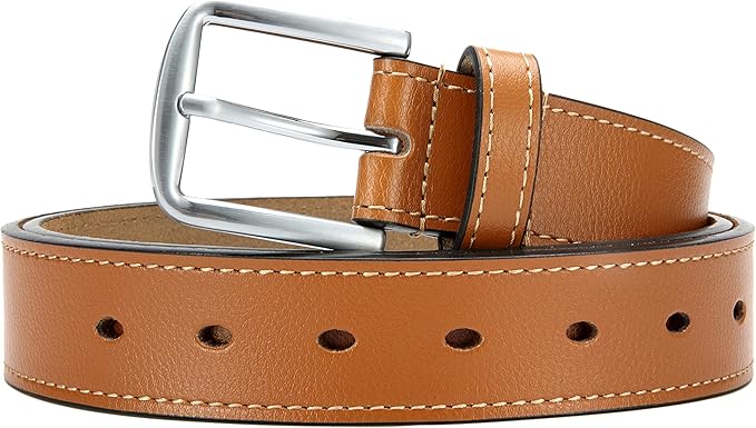 CHAOREN Mens Belts Leather - 35mm Genuine Leather Belt for Jeans - Men Gift for Casual Dress