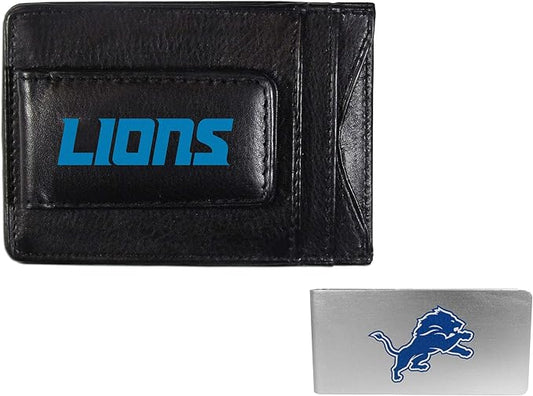 Siskiyou Sports NFL unisex Leather Cash & Cardholder & Money Clip