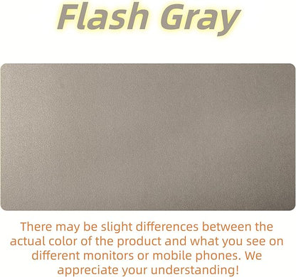Bloss Pearl Gray Desk Mat 31.5"x15.7", Desk Matt for Desktop, Waterproof Large Desk Pad, Computer Mat for Office/Home/Decor/Christmas Desk Mat