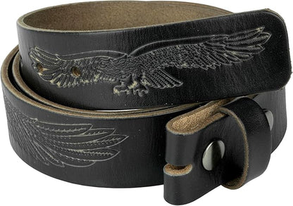 Gelante Genuine Full Grain Leather Belt Strap without Belt Buckle