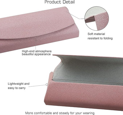 VisionGlobal Hard Shell Eyeglass Case for Eyeglasses and Sunglasses for Men/Women and Kids